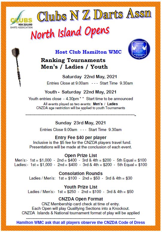 Darts Hamilton Workingmen’s Club